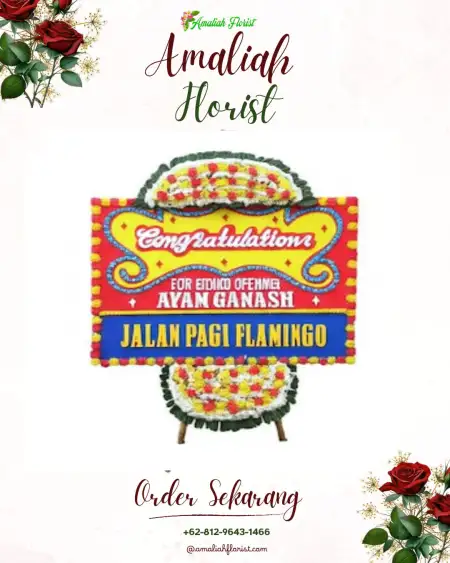 Sewa Papan Bunga Kokosan